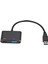 HDMI VGA Adaptörüne 2-In-1 USB Os Windows ile Yüksek Uyumlu Uyumlu (Yurt Dışından) 2