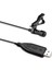 USB Lavalier Lavalier Mikrofon Klips Plug & ile USB Bilgisayar Mikrofonu (Yurt Dışından) 3