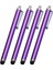 Universal Stylus Kalem 4'lü Mikrofiber Yüksek Hassasiyetli Kapasitif Kalem Gömlek Klipsli Kolay Taşıma Mor (Yurt Dışından) 3