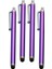 Universal Stylus Kalem 4'lü Mikrofiber Yüksek Hassasiyetli Kapasitif Kalem Gömlek Klipsli Kolay Taşıma Mor (Yurt Dışından) 5