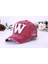 Sporstore Şapka,cap Şapka, Erkek Kadın Şapka, W Şapka, W Snapback Kırmızı 2