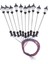 10 Ho Ölçekli Lamba Direği Sokak Işık Lambası Diy Minyatür Bebek Evi Düzeni Stili 1 - 7cm (Yurt Dışından) 2