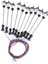 10 Ho Ölçekli Lamba Direği Sokak Işık Lambası Diy Minyatür Bebek Evi Düzeni Stili 1 - 7cm (Yurt Dışından) 3