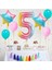 Gökkuşağı Folyo Balon Seti 5 Yaş 2