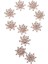 4X10 Kristal Flatback Rhinestone Düğmeleri Çiçek Diamante Charms Bezemeler 4 Adet (Yurt Dışından) 4
