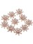 4X10 Kristal Flatback Rhinestone Düğmeleri Çiçek Diamante Charms Bezemeler 4 Adet (Yurt Dışından) 5