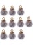 2X10 Adet 16MM Tiny Yıldız Cam Top Charms Kolye Dıy Zanaat Beyaz 2 Adet (Yurt Dışından) 1