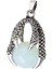 2xalloy Dragon Pençe Kolye Opal Taş Turkuaz Kolye Charms Sıcak Beyaz 2 Adet (Yurt Dışından) 1