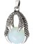 2xalloy Dragon Pençe Kolye Opal Taş Turkuaz Kolye Charms Sıcak Beyaz 2 Adet (Yurt Dışından) 2