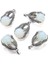 2xalloy Dragon Pençe Kolye Opal Taş Turkuaz Kolye Charms Sıcak Beyaz 2 Adet (Yurt Dışından) 5