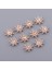 5X10 Kristal Flatback Rhinestone Düğmeleri Çiçek Diamante Charms Bezemeler 5 Adet (Yurt Dışından) 3