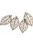 4x 100 Adet Hollow Telkari Charms Yaprak Kolye Mücevherat Bulma Dıy El Sanatları (Yurt Dışından) 2
