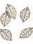 4x 100 Adet Hollow Telkari Charms Yaprak Kolye Mücevherat Bulma Dıy El Sanatları (Yurt Dışından) 4