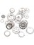 20PCS Çeşitli Gümüş Steampunk Cogs Dişli Saat Izleme Takılar Boncuk Kolye (Yurt Dışından) 3