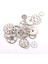 20PCS Çeşitli Gümüş Steampunk Cogs Dişli Saat Izleme Takılar Boncuk Kolye (Yurt Dışından) 4