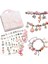 3x Diy Cazibe Bilezik Yapma Kit Boncuk Kızlar Gençler Diy Zanaat Doğum Günü Hediyesi (Yurt Dışından) 2