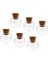 6pcs Mini Balkabağı Boş Cam Arzu Şişe Şişesi Kolye Takılar Kavanozlar 18MM (Yurt Dışından) 5