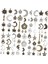 76PCS Antik Büyük Yıldız ve Ay Charms Coidants Bookmark 25MM Takı El Sanatları (Yurt Dışından) 5