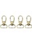4 Adet Istakoz Klipsleri Diy Torba Anahtar Halkası Kanca Bulguları 25MM Bronz (Yurt Dışından) 1