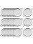 30PCS Çerçeve Cabochon Boş Tepsi Kolye Takı Yapımı Antika Gümüş 6mm (Yurt Dışından) 3