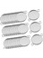 30PCS Çerçeve Cabochon Boş Tepsi Kolye Takı Yapımı Antika Gümüş 6mm (Yurt Dışından) 5