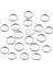 20PCS Paslanmaz Çelik Yuvarlak Boş Boş Cabochon Base Mücevher Yapımı 16MM (Yurt Dışından) 2