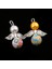 10PC Mix Angel Charms Kolye Takı Için Kil Boncuklar Yapım Melek Takıları (Yurt Dışından) 5