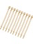 6X10 Paketleri Kolye Uzantıları Takı Uzatma Zinciri 75 mm Altın 6 Adet (Yurt Dışından) 3