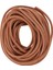 10 Metre Yuvarlak Deri Rulo Inek Derisi Deri Kordon, (5mm, 6mm, 8mm Çap) 5mm Çapında (Yurt Dışından) 2