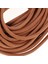10 Metre Yuvarlak Deri Rulo Inek Derisi Deri Kordon, (5mm, 6mm, 8mm Çap) 5mm Çapında (Yurt Dışından) 3