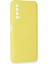 Huawei P Smart 2021 Kılıf Lansman Içi Kadife Nano Silikon - Sarı 2