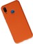 Huawei P20 Lite Kılıf Lansman Içi Kadife Nano Silikon - Turuncu 3