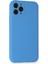 Apple iPhone 11 Pro Kılıf Lansman Içi Kadife Nano Silikon - Mavi 3