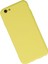 Apple iPhone 6 Plus Kılıf Lansman Içi Kadife Nano Silikon - Sarı 2
