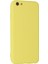 Apple iPhone 6 Plus Kılıf Lansman Içi Kadife Nano Silikon - Sarı 3