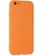 Apple iPhone 6 Kılıf Lansman Içi Kadife Nano Silikon - Turuncu 3