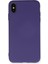 Apple iPhone Xs Kılıf Lansman Içi Kadife Nano Silikon - Mor 1