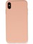Apple iPhone Xs Kılıf Lansman Içi Kadife Nano Silikon - Pembe 1