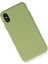 Apple iPhone Xs Kılıf Lansman Içi Kadife Nano Silikon - Yeşil 2