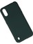 Samsung Galaxy A01 Kılıf Lansman Içi Kadife Nano Silikon - Koyu Yeşil 2
