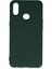 Samsung Galaxy A10S Kılıf Lansman Içi Kadife Nano Silikon - Koyu Yeşil 1