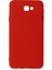 Samsung Galaxy J7 Prime Kılıf Lansman Içi Kadife Nano Silikon - Kırmızı 1