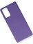 Samsung Galaxy Note 20 Kılıf Lansman Içi Kadife Nano Silikon - Mor 3