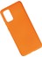 Samsung Galaxy S20 Plus Kılıf Lansman Içi Kadife Nano Silikon - Turuncu 2