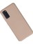 Samsung Galaxy S20 Kılıf Lansman Içi Kadife Nano Silikon - Bej 2