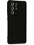 Samsung Galaxy S21 Ultra Kılıf Lansman Içi Kadife Nano Silikon - Siyah 2