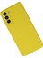 Samsung Galaxy S21 Plus Kılıf Lansman Içi Kadife Nano Silikon - Sarı 2