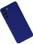 Samsung Galaxy S21 Plus Kılıf Lansman Içi Kadife Nano Silikon - Lacivert 2