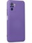 Xiaomi Redmi Note 10 Kılıf Lansman Içi Kadife Nano Silikon - Mor 2
