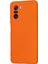 Xiaomi Poco F3 Kılıf Lansman Içi Kadife Nano Silikon - Turuncu 2